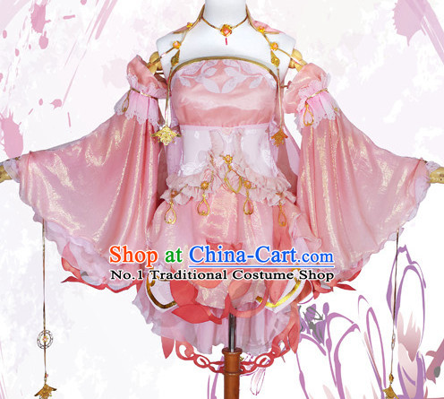 Asian Chinese Fashion Women Lovely Halloween Costumes Cosplay Costumes Plus Size Cosplay Costumes