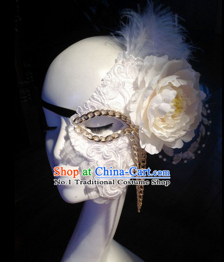 Custom Made Designer Face Mask Hair Fascinators Hair Slides Headpieces Hair Ornaments