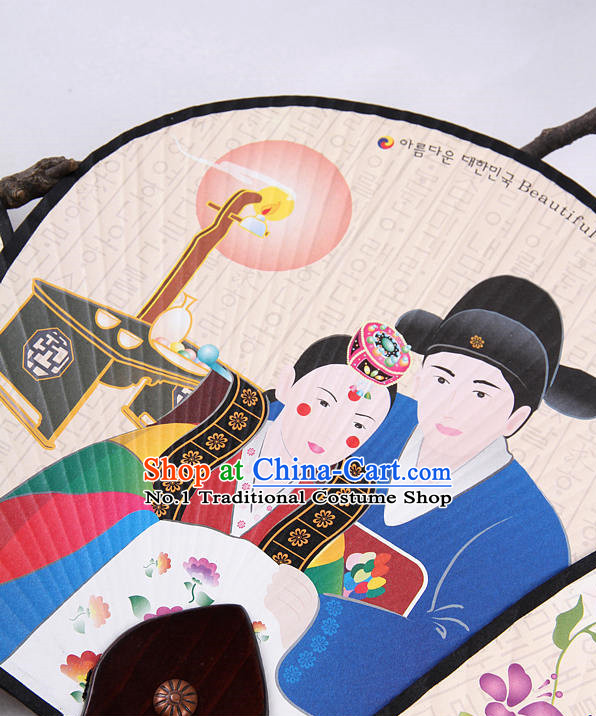 Korean Traditional Handmade Dance Fan for Women