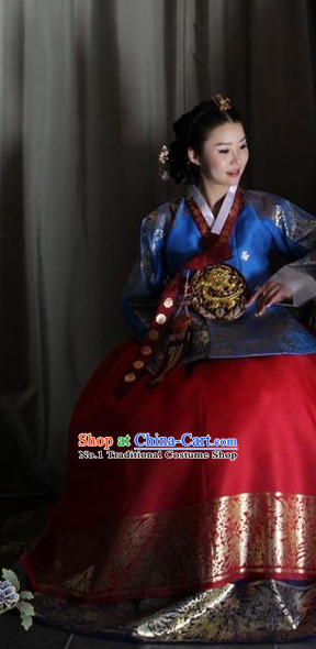 Korean Traditional Custom Made Dangui Hanbok Clothing Complete Set for Women
