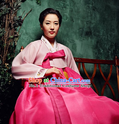 Traditional Korean Custom Made Dangui Hanbok Clothing Complete Set for Women