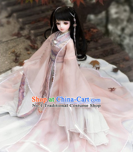 Asia Fashion Ancient China Culture Chinese Halloween Princess Costumes and Hair Accessories