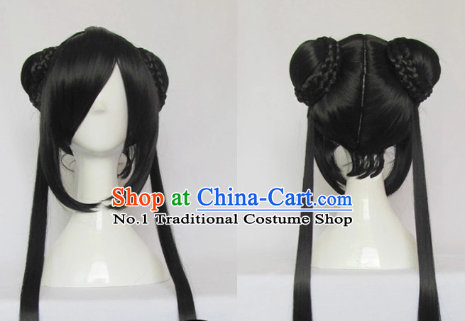 Traditional Chinese Cosplay Long Wig Chinese Ancient Costumes Wig