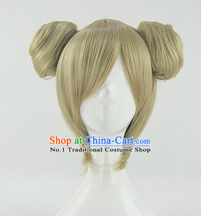 Asian Style Chinese Cosplay Traditional Wig China Ancient Costumes Wig