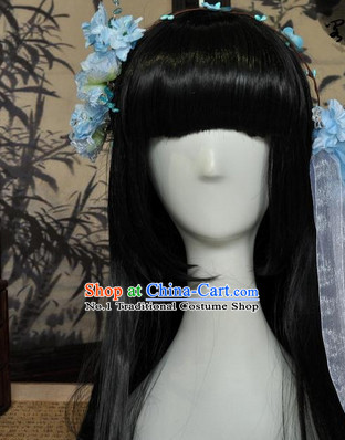 Chinese Classical Princess Wig and Hair Accessories Complete Set