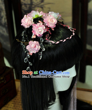 Chinese wigs cosplay wigs long black wigs ancient costumes hanfu