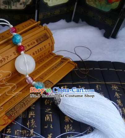 Chinese Traditional Costume Jade Belt Accessories