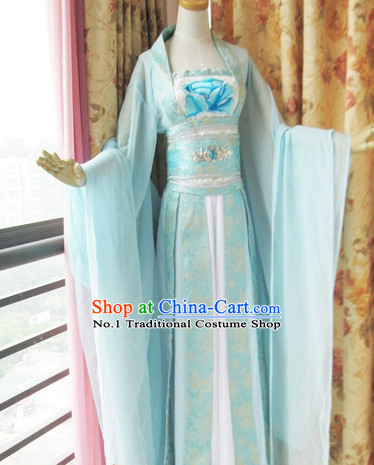 Asia Fashion Chinese Wide Sleeves Hanfu Clothes