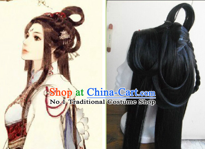 Chinese Ancient Costumes Long Wig