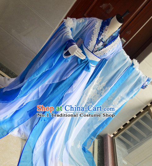 Chinese Traditional Empress Costumes Complete Set