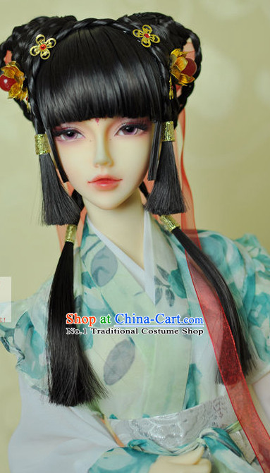 Asia Fashion Chinese Princess Wig and Hair Accessories
