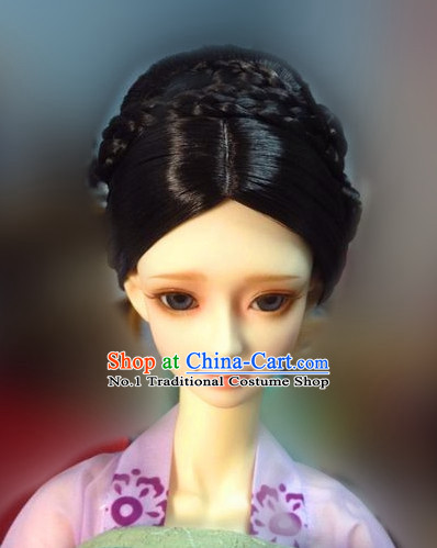 Traditional Chinese Women's Black Wig
