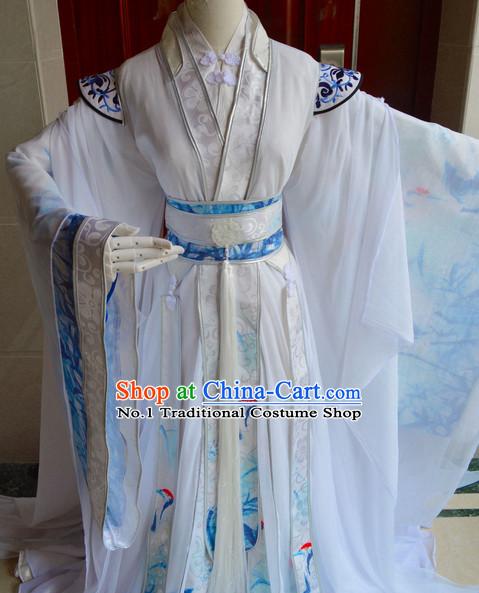 Chinese Ancient Poet Clothing Complete Set