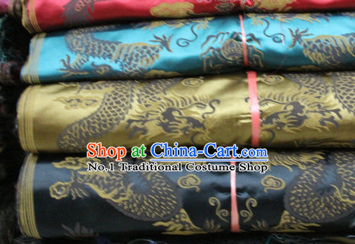 Asian Brocade Upholstery Material Embroidered Fabric Dress Material