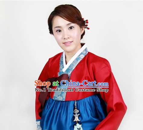 Korean Traditional Clothing Plus Size Clothing Fashion Clothes Complete Set for Ladies