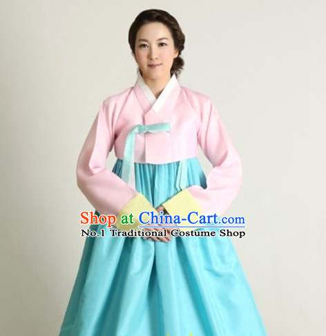 Korean Traditional Clothing Female Plus Size Dress Fashion Clothes Complete Set