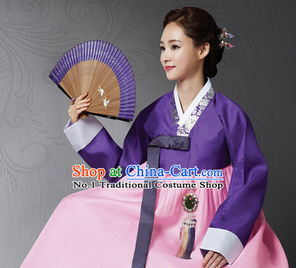 Korean Traditional Dress Imperial Female Plus Size Dress Fashion Clothes Complete Set