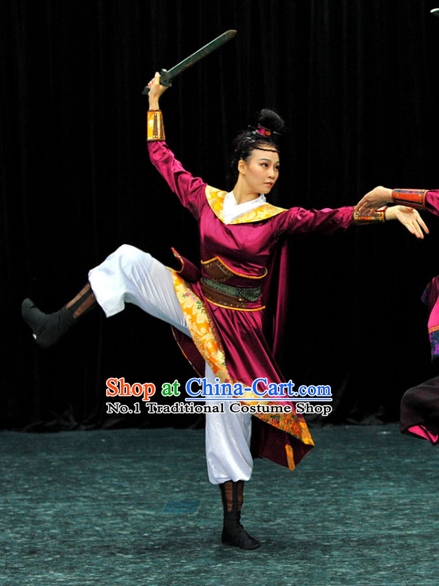 Chinese Classical Sword Dancing Costumes