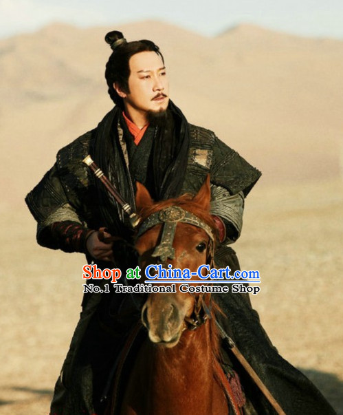 Chinese Ancient Han Emperor Liu Bang Costumes Complete Set