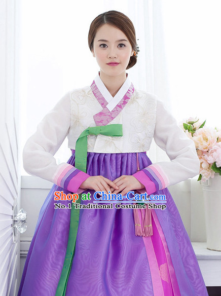 Traditional Korean Fashion Style Female Dresses Complete Sets