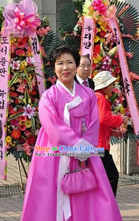 Traditional Korean Fashion Style Mother Dresses Complete Sets