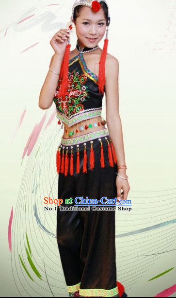 Chinese Costumes Hanfu Female Ethnic Groups Clothing