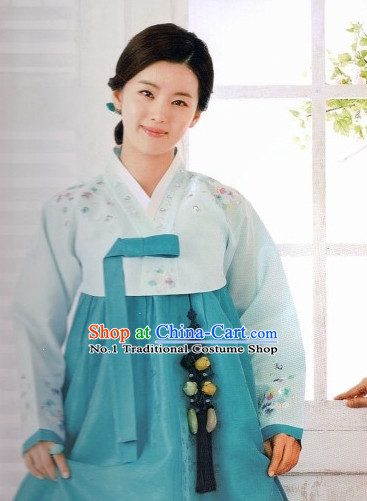 Korean Hanbok Costumes Ladies Fashion Clothes Korean Traditional Dress