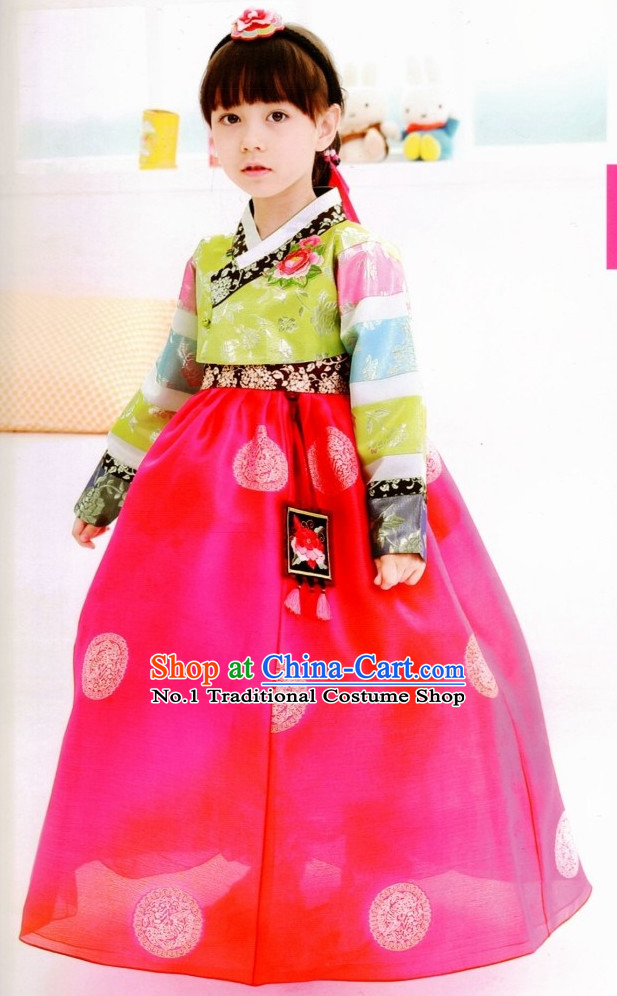 Korean Kids Traditional Clothes Hanbok Dress online Shopping Free Delivery Worldwide