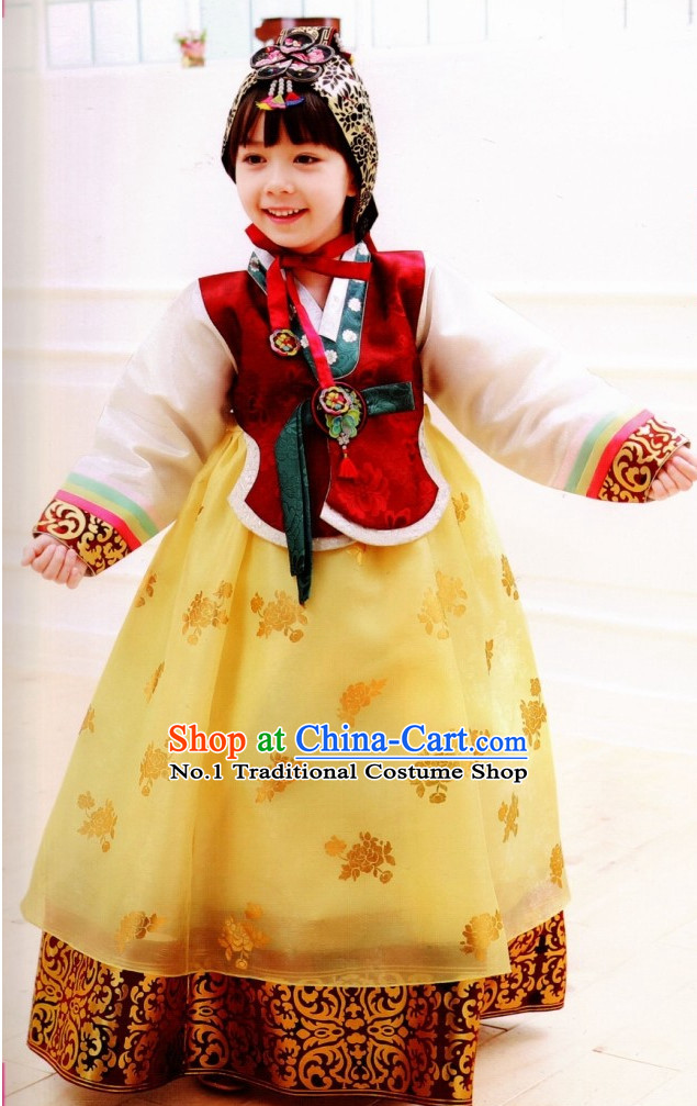 Korean Kids Traditional Clothes Hanbok Dress online Shopping Free Delivery Worldwide