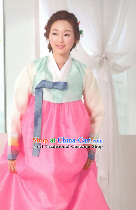 Korean Cusotm Made National Costumes Traditional Hanbok Clothes