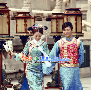 Chinese Lovers Mandarin Dress 2 Sets