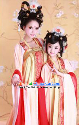Chinese Traditional National Costumes Daughter and Mother Costume Hair Accessories
