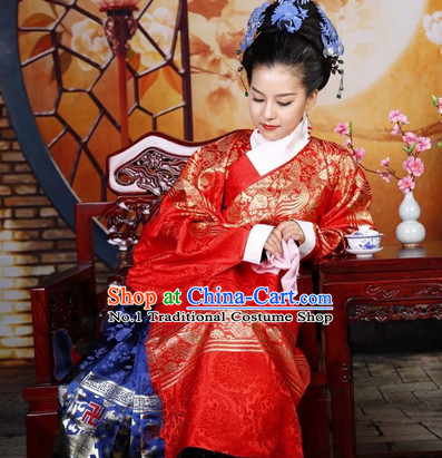 Chinese Ancient Costume Chinese Traditional Clothing Wedding Dress for Brides