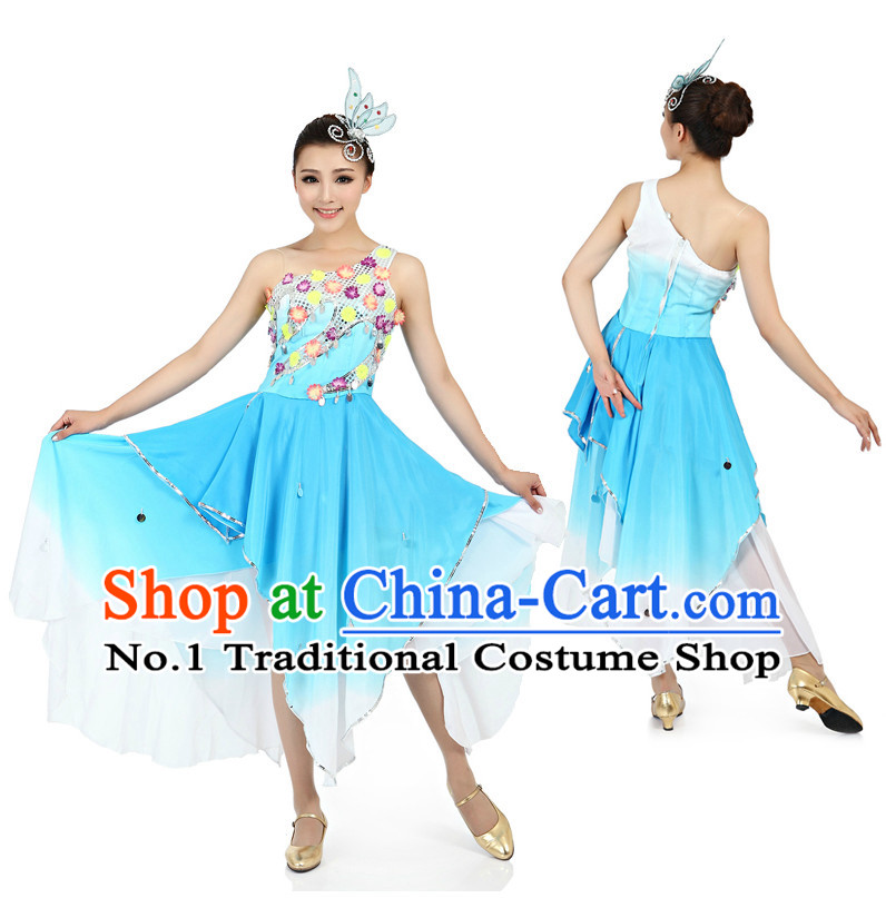 Chinese Traditional Dancewear and Headpieces for Women