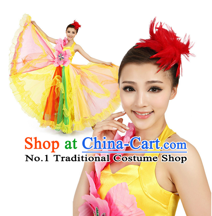 Chinese Girls Dancewear Dance Stores online and Headpieces for Women