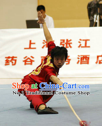 Top Kung Fu Stick Competition Uniforms Kungfu Training Suit Kung Fu Clothing Kung Fu Movies Costumes Wing Chun Costume Shaolin Martial Arts Clothes for Men