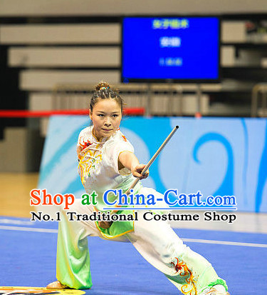 Top Chinese Kung Fu Sword Uniforms Kungfu Uniform Martial Arts Competition Costumes for Women