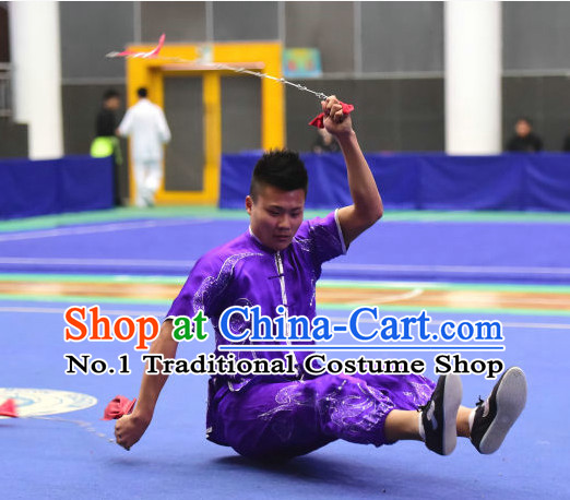 Top Chinese Kungfu Nan Quan Kung Fu Costume Kung Fu Combat Costumes Wing Chun Karate Uniform Kung Fu Competition Suit Martial Arts Costumes for Men