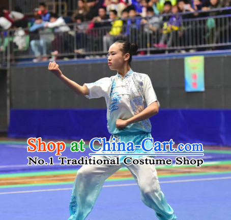 Top Chinese Eagle Claw Boxing or Eagle Claw Fist Uniforms Kung Fu Costumes Martial Arts Suits Competition Uniform