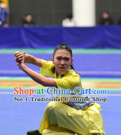 Top Chinese Martial Arts Competition Uniform Kung Fu Suit Mantis Boxing Monkey Fist Gongfu Costumes Complete Set for Women