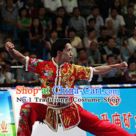 Top Chinese Kung Fu Uniform Martial Arts Uniforms Kungfu Suits Competition Costumes Complete Set
