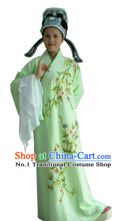 Chinese Opera Costumes Long Sleeve Dance Costume Dance Supply Dance Apparel Theatrical Costumes Complete Set for Women