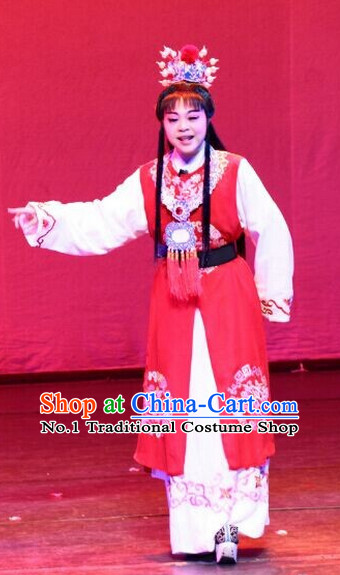 Chinese Opera Costumes Long Sleeve Dance Costume Dance Supply Dance Apparel Theatrical Costumes Complete Set for Women