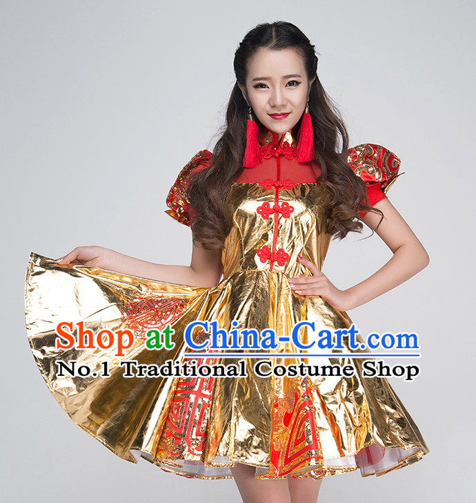 Chinese Professional Drummer Player Competition Dance Costumes for Women