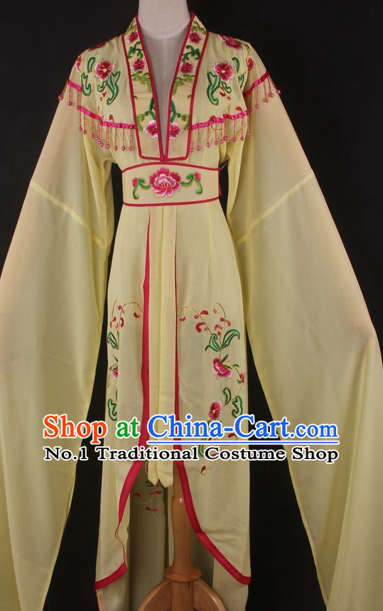 Chinese Culture Chinese Opera Costumes Chinese Cantonese Opera Beijing Opera Costumes Hua Tan Long Sleeves Costumes for Women