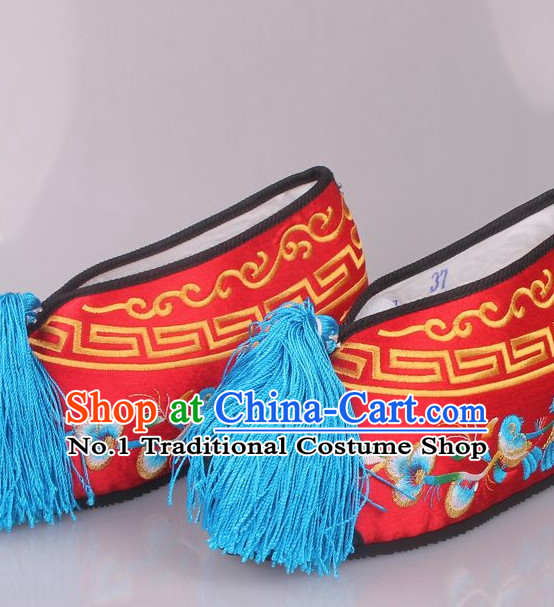 Chinese Beijing Opera Hua Dan Hua Tan Shoes for Women