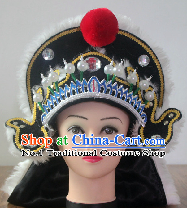 Professional Chinese Opera Headwear General Hat