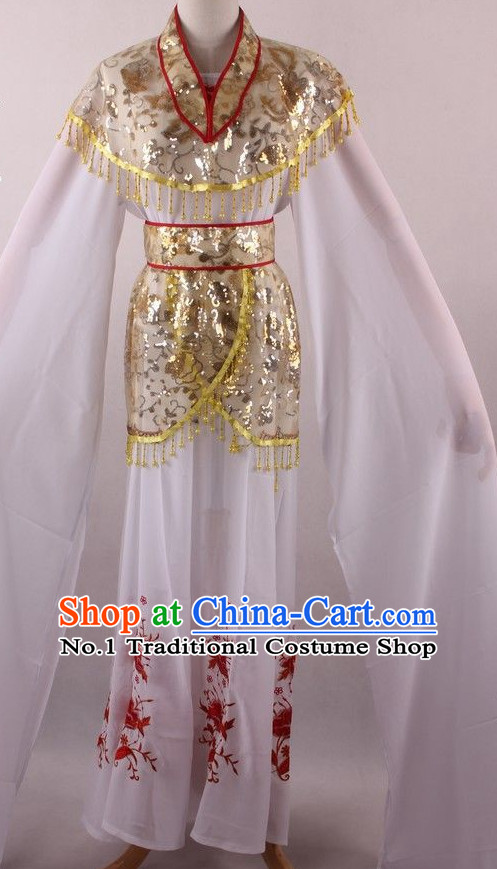 Chinese Culture Chinese Opera Costumes Chinese Cantonese Opera Beijing Opera Costumes Female Water Sleeves Costumes