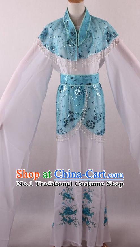 Chinese Culture Chinese Opera Costumes Chinese Cantonese Opera Beijing Opera Costumes Female Water Sleeves Costumes