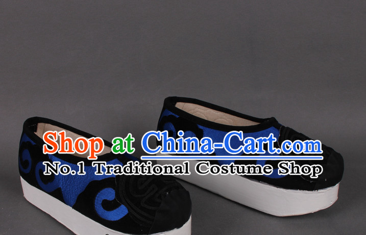Chinese Beijing Opera Young Scholar Shoes for Men